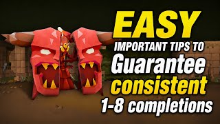 (OSRS) Easy Doom 1-8 Completions With These Important Tips (tiles included with a how to example)