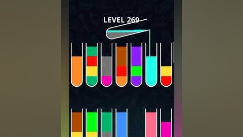 Color sort puzzle Level 269