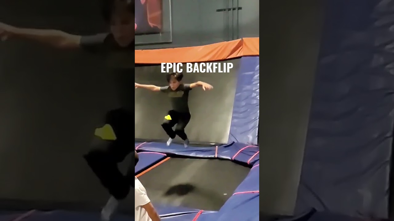 Epic backflip at Skyzone