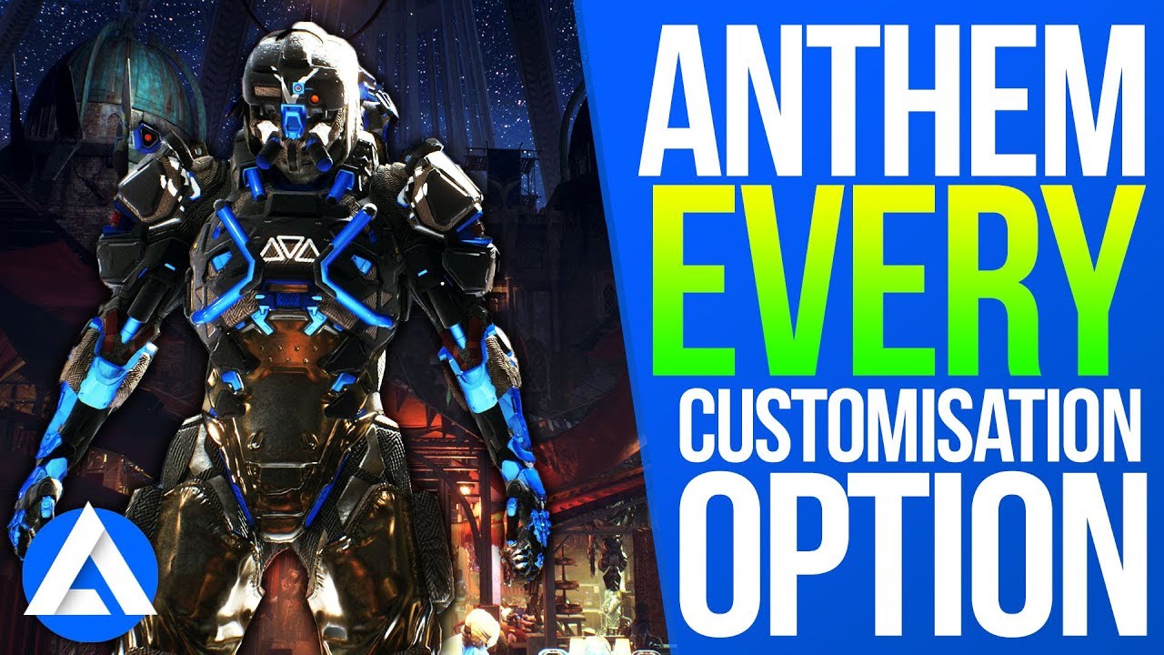 Anthem: All Start Weapons, Items, Javelin & Character Customisation Options!