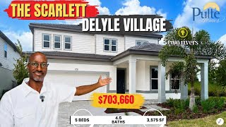Tour This Pulte Homes Scarlett Floor Plan in Two Rivers Zephyrhills, Fl 