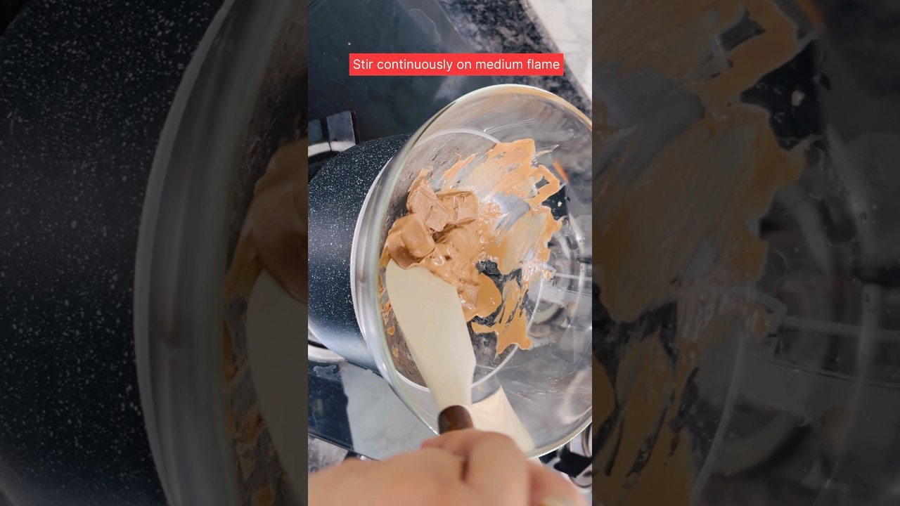 How to Melt Chocolate using Double boiler😱Perfect way to melt chocolate 