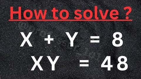How to Solve Math Olympiad Algebraic Complex Simultaneous Equations || Solutions of X and Y Tutorial