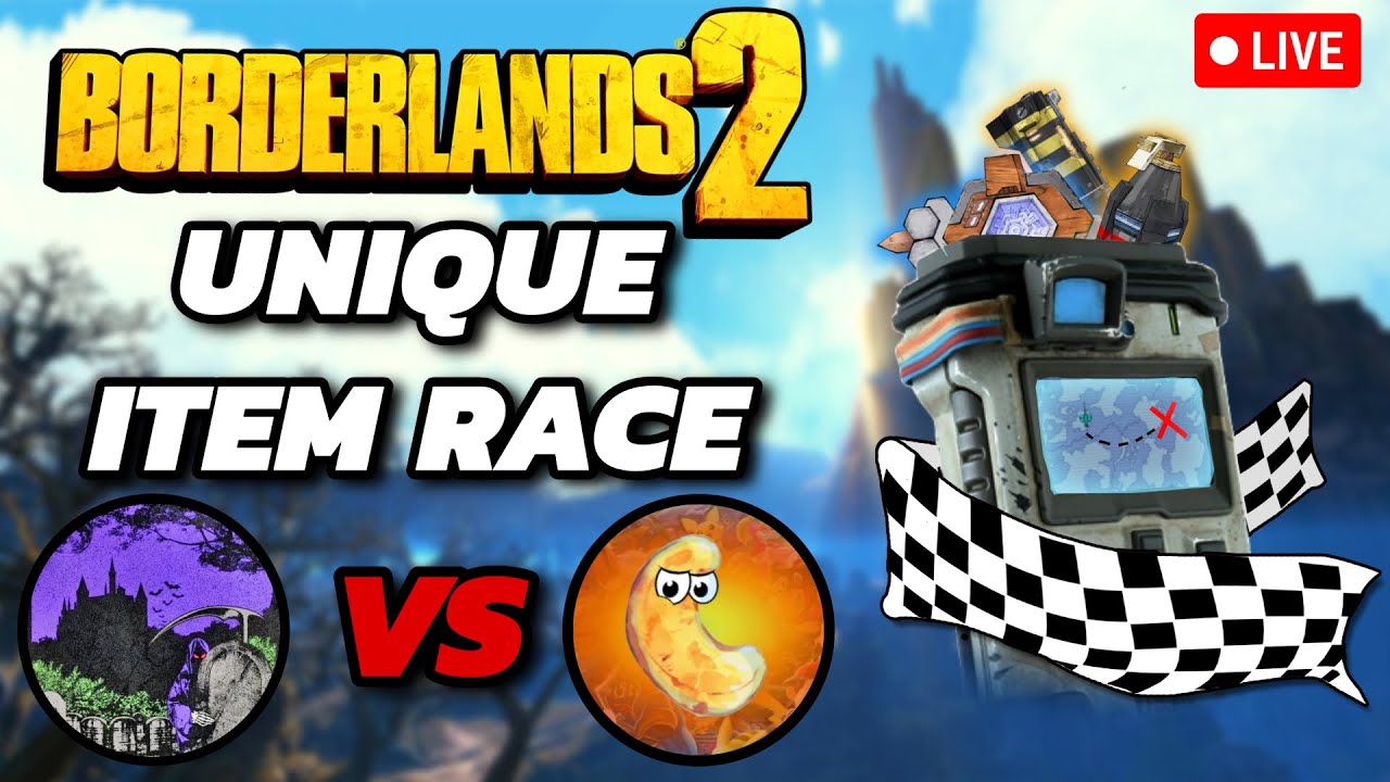 Borderlands 2 Unique Item Race VS @Cashew1405 (LIVE) - YouTube