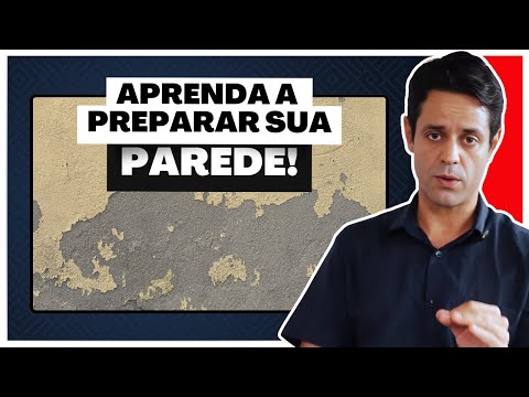 Como preparar parede  em 5 minutos | Manual de obra - passo a passo do  grafiato em parede