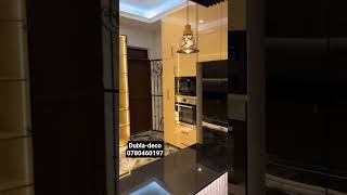 Elegant Modern Kitchen Design with Medium Lighting ⚡ | Dubla-Deco Interior Solutions #shorts