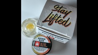 Kosher Kush full spectrum hydrocarbon extract by Stay Lifted (Oregrown) + BB Mt. Hood Magic LR cart