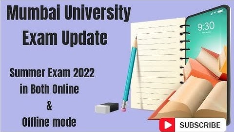 Mumbai University Summer Exam 2022  Update | Official circular | summer Exam offline