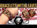 Amazing bracelet with leaves: "Fall in my Ukraine" - polymer clay jewelry project | How to make