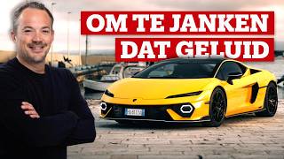 Van deze nieuwe Lamborghini ga je huilen: \