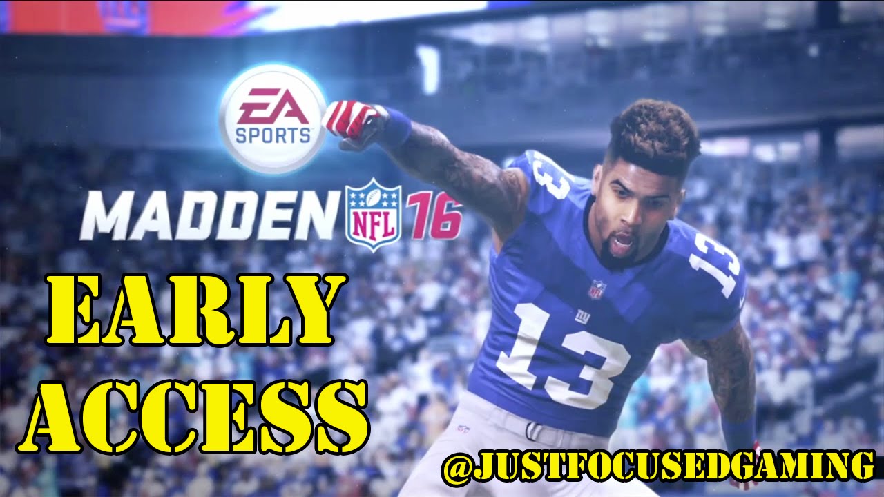 Madden 16 Early EA Access Pittsburgh Steelers Superbowl 50 Intro Gameplay