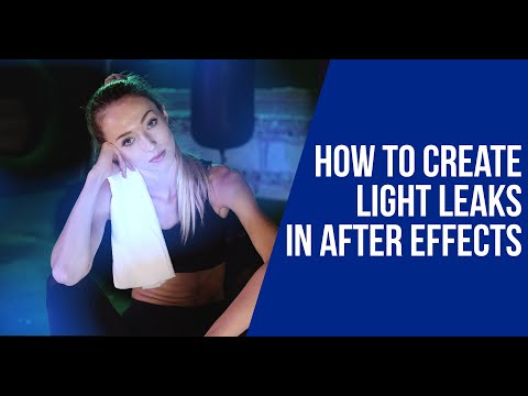 How To Create Light Leaks I after effects tutorial (NO PLUGIN)