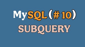 Subquery in SQL || SQL Full Tutorial || MySQL Full course #10