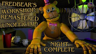 Fredbear's Workshop: Remastered (Unofficial) || Night Complete