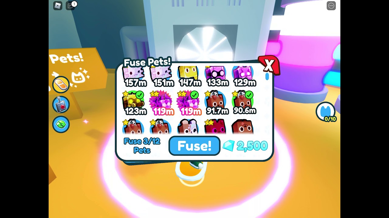 Best Fuse Method! Pet Sim X