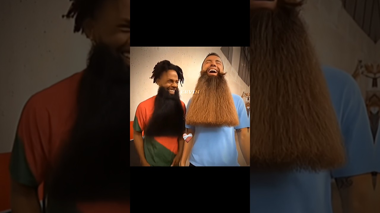 WATCH: Ronaldo and Speed grew a huge beard 😂 #viralvideo #trending #football
