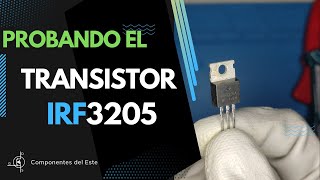Probar transistor IRF3205 MOSFET