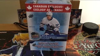 2017/18 Upper Deck Series 1 Team Triples Retail Blaster Box Break #3