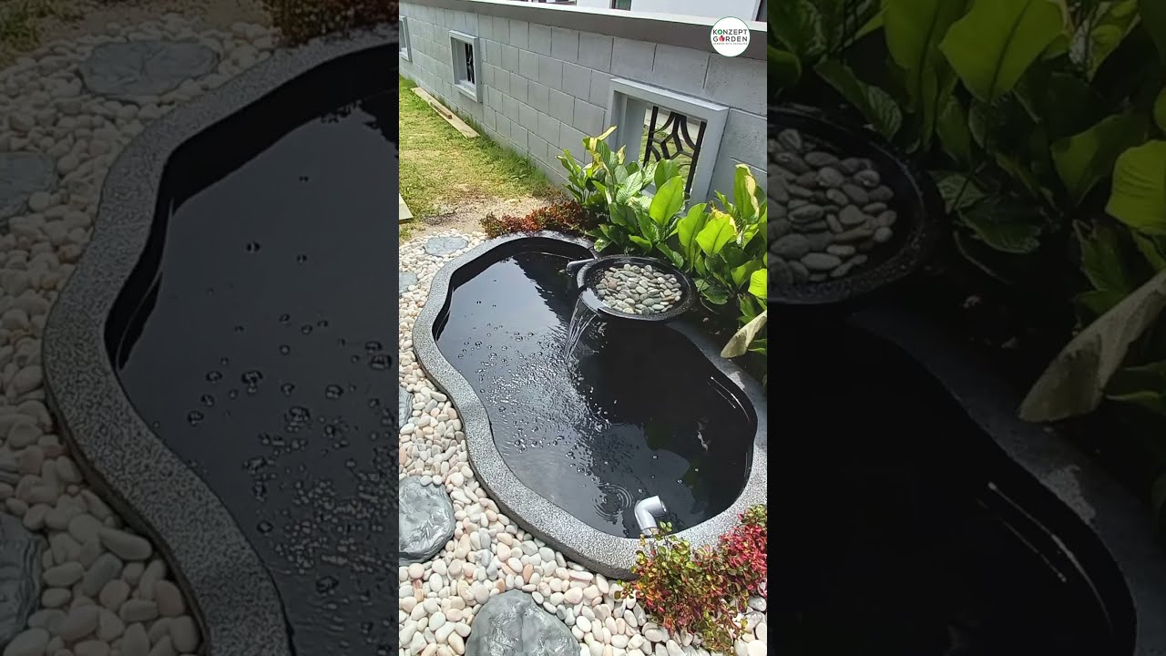 Installed Fish Pond For A Client House In Klang Valley Konzept Garden