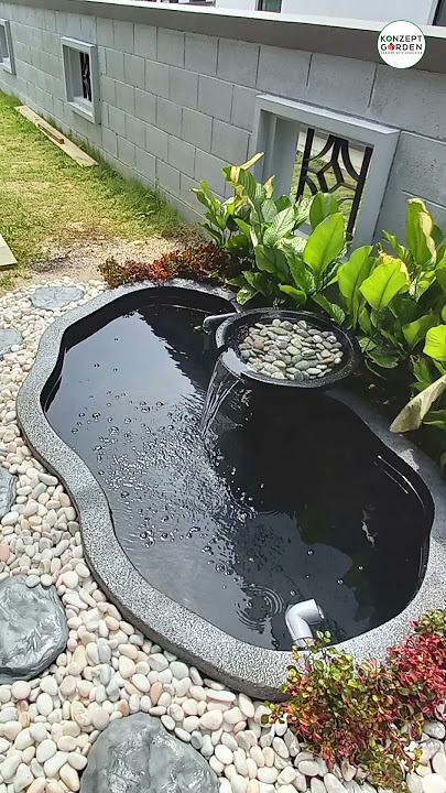 Kolam Ikan Terpasang di Rumah Klien di Lembah Klang | Konzept Garden