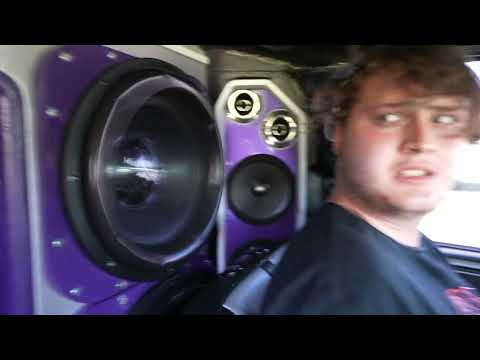 4x Sky High Car Audio FXXL 15" subwoofers FLEXING in this flat wall tuned to 23hz 🔊