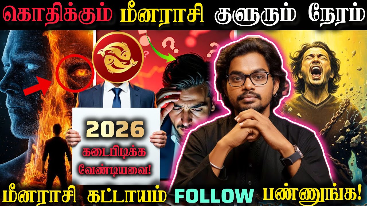 😧மீனராசி 2026 கட்டாயம் இதை செய்ங்க!|கொதிக்கும் மீனராசி 🔥 #trending #meenarasi  #newyearprediction