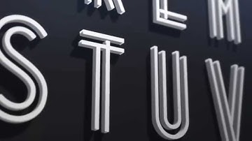 Urban - Animated Typeface | After Efects Project Files