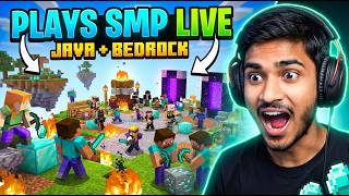MINECRAFT SMP LIVE 🔴 JAVA + BEDROCK 😱 PLAYING WITH SUBSCRIBERS