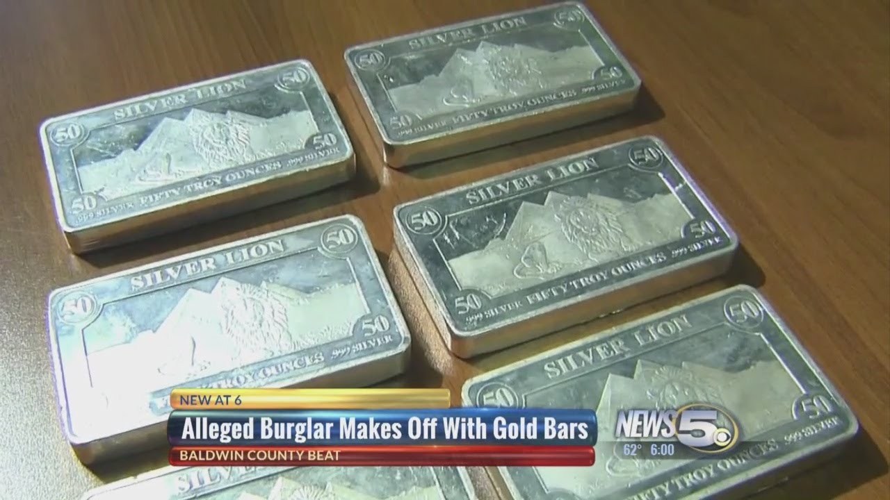 $30,000 in Gold and Silver Bars Stolen During Burglary in Baldwin County
