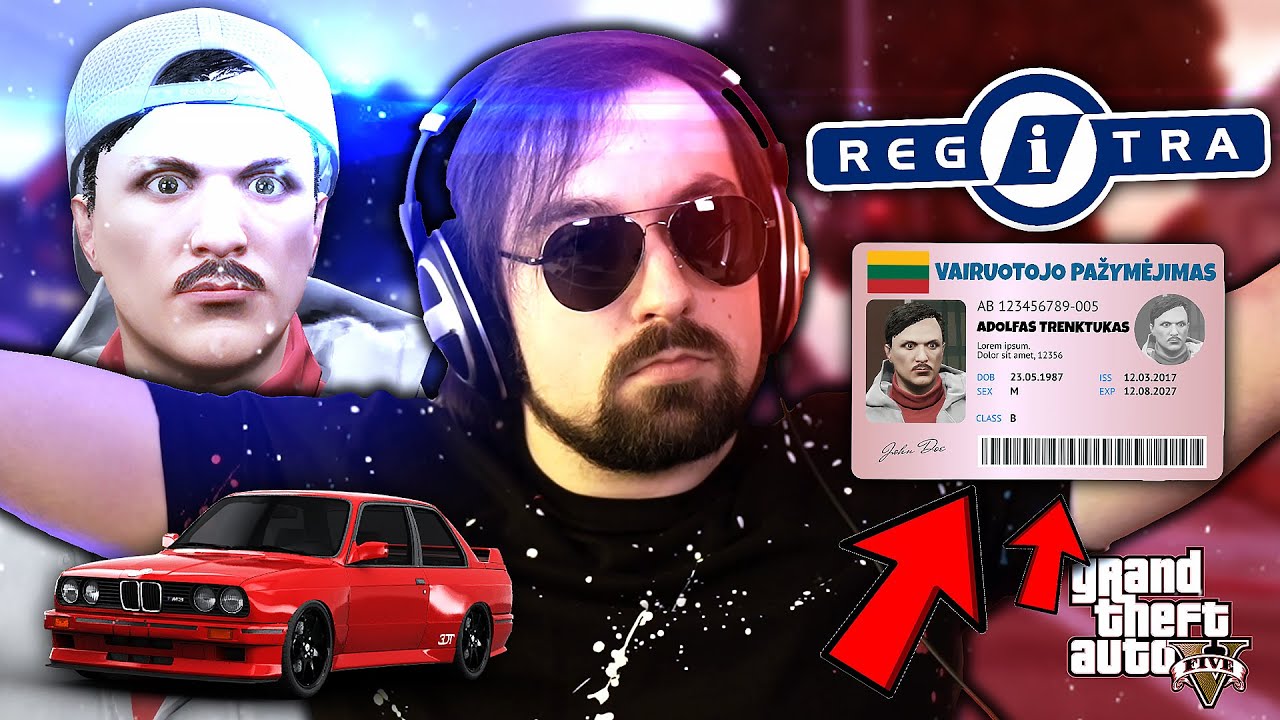 ADOLFAS LAIKOSI TEISES | GTA RP Lietuviškai #1