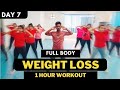 Regular exercise full body workout  1 hour fitness workout  zumba fitness