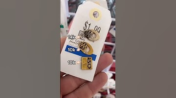 FOUND Real GOLD at the THRIFT STORE 🤯 #thriftwithme #thrifting #thriftstorefinds #ebayseller