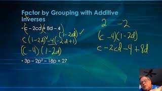 Factor by Grouping with Additive Inverses