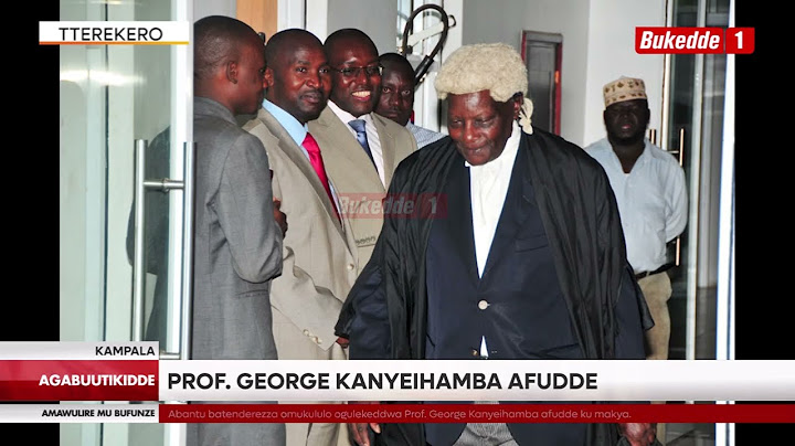Agabuutikidde Professor George Kanyehamba afudde ku myaka 85 Abantu batenderezza omukululo gw'alese