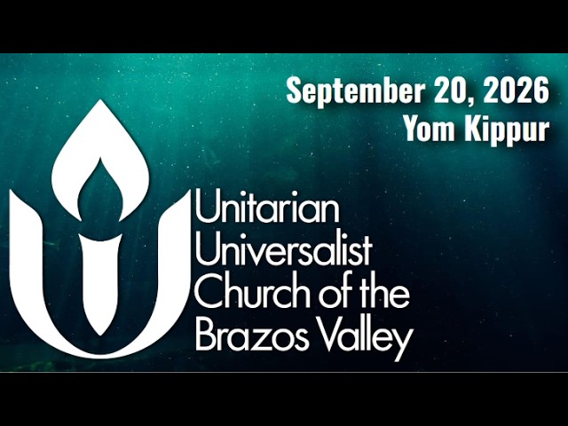 9/20/26 Sunday Service - Yom Kippur