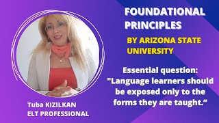 Assignment for the Foundational Principles course by ASU