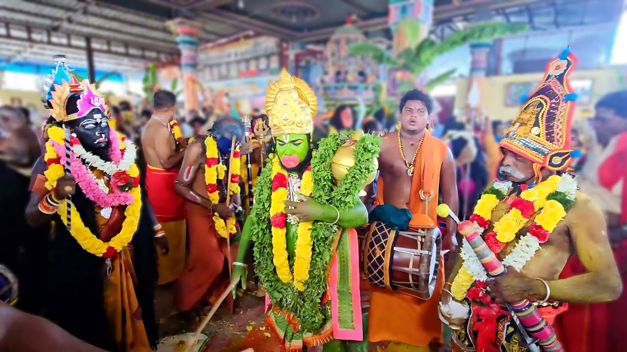 மிரள வைக்கும் சாமி ஆட்டம் நையாண்டி மேளம் குலசை முத்தாரம்மன் தசரா Kulasai Mutharamman Dasara 