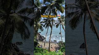 Hibben Beach in South Goa📍 PEBBLE BEACH 🏖️#travel #music #shortvideo #food #beach #nature #goa#viral