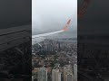 Landing in São Paulo-Congonhas (CGH) with Dark Clouds / Pousando em São Paulo com nuvens negras