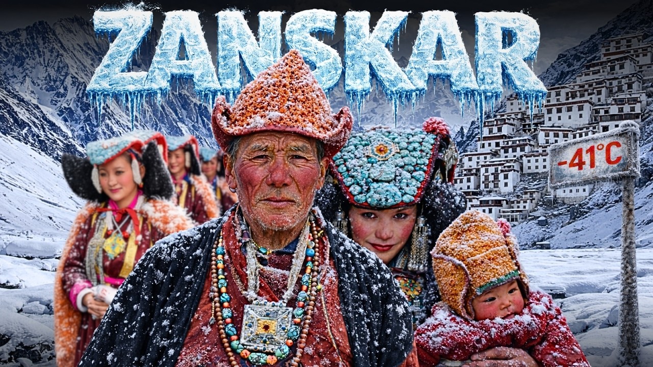 1000 YILLIK Kurallarla YAŞIYORLAR! Dünyanın EN İZOLE ÇOK EŞLİ Köyü ZANSKAR (-41°C)