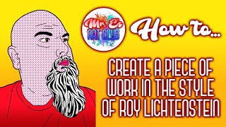 Roy Lichtenstein Photopea Tutorial