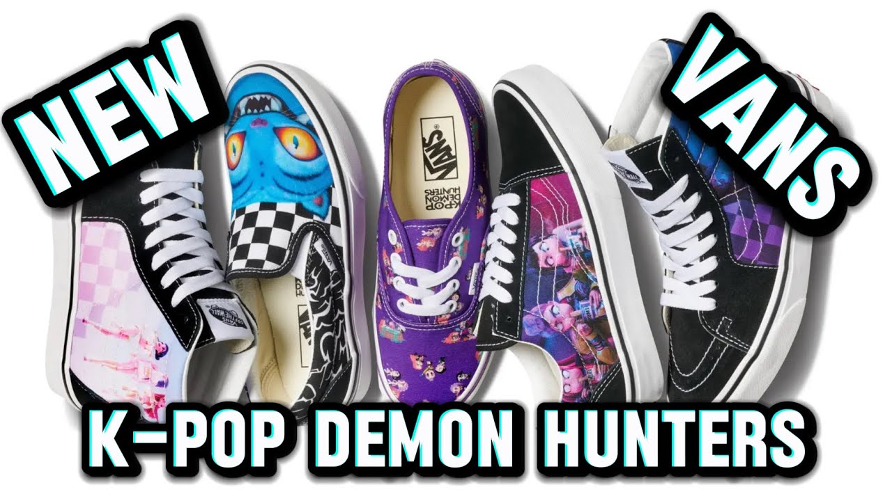 Что?! Новые кроссовки K-POP DEMON HUNTERS VANS (РАСПРОДАНО)