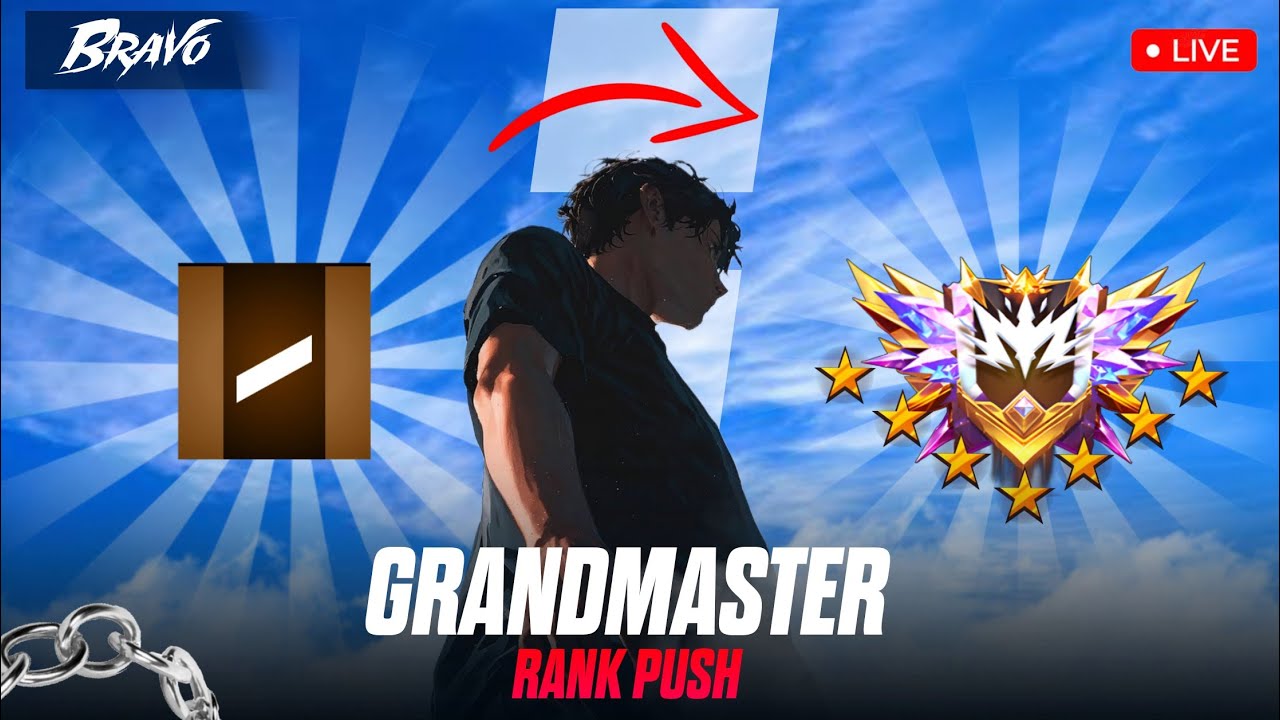 🔴[Live] Grandmaster Push || Season 25 ||Bravo is live || Garena free ...