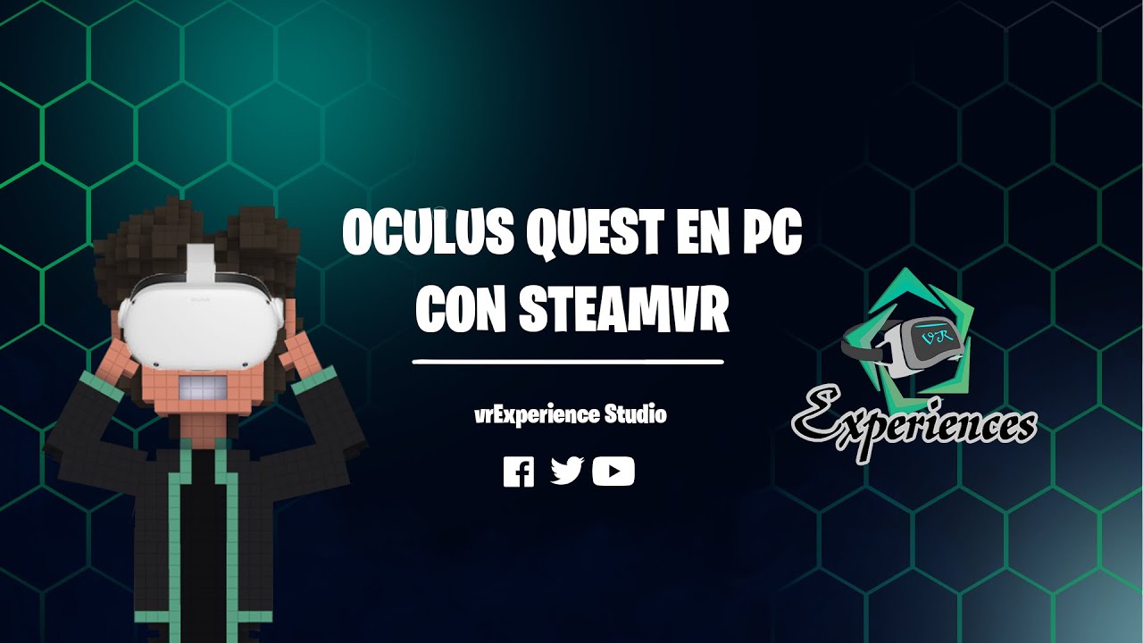 Como conectar las oculus quest 1 - 2 al PC y steamVR - YouTube