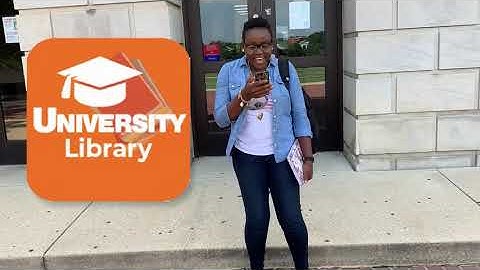 Promotional video for University Library  Mobile App