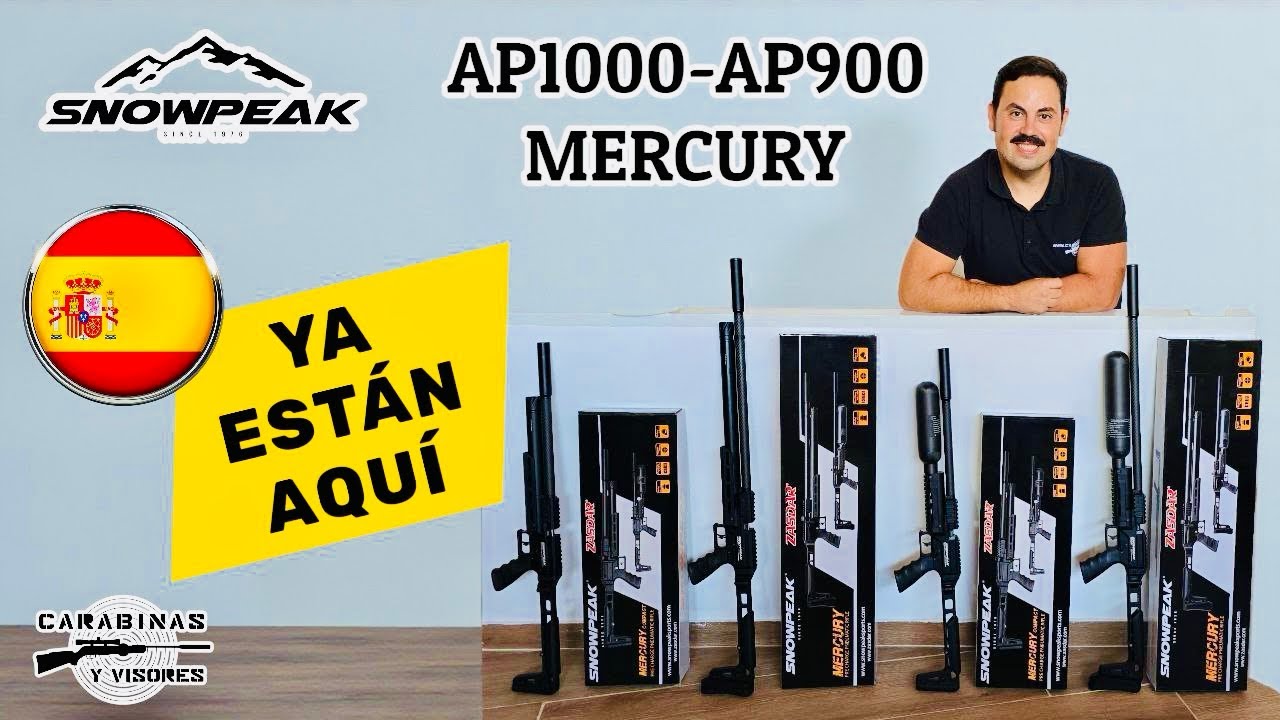 Novedad!!! #snowpeak Mercury #pcp AP900 AP1000 #carabinapcp 
