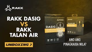 New Budget Wireless Mouse Rakk Dasig vs. Rakk Talan Air Unboxing (Tagalog)