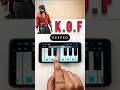Kgf Tune On Mobile Piano Perfect Piano Rockey Bhai Kgf Shorts Viral Hit Short Piano