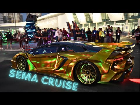 SEMA 2023 SEMA cruise the hottest custom vehicles roll out of the Convention Center!