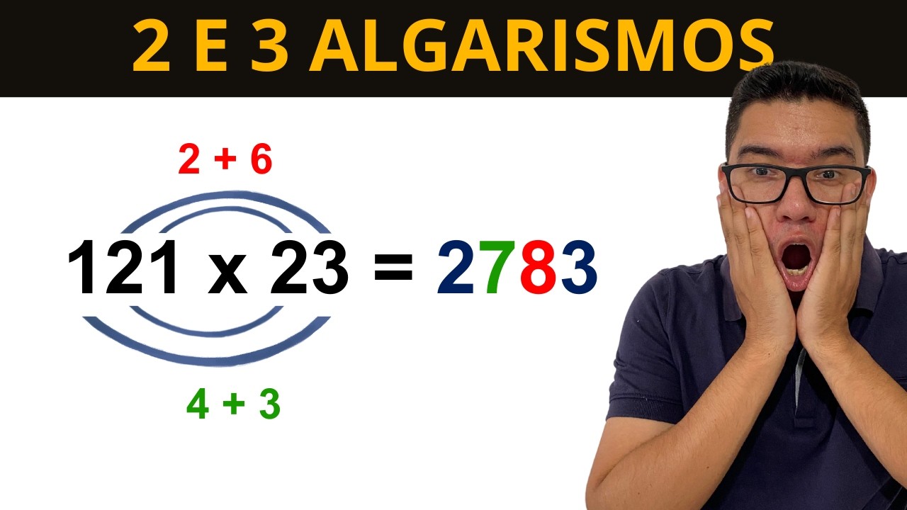 🔴🤯 Multiplicação de Números de 2 e 3 dígitos em SEGUNDOS - Macete Incrível!